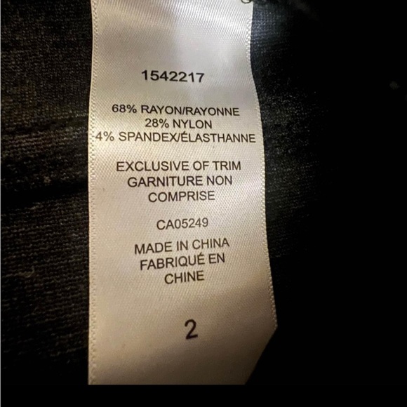 S. C. & Co. (2 pairs) of Size 2 Pull On Ponte Pants - Picture 4 of 9